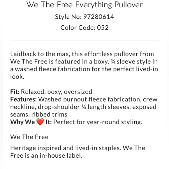 Free People We the Free everything pullover in Caiman - Picture 4 of 7